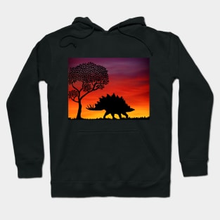 Dinosaur Sunset Hoodie